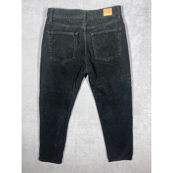 BDG Urban Outfitters Corduroy Pants Mens 30-32 Black Mid-Rise Straight 5-Pockets - Picture 2 of 8